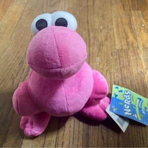 Pink Plush Stuffed Animal with Large Eyes